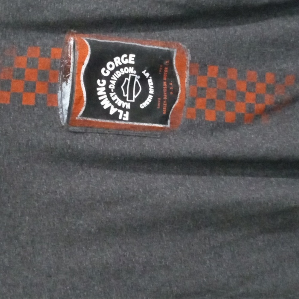 Harley-Davidson Gray Short Sleeve Pocket Tee Men’s Large